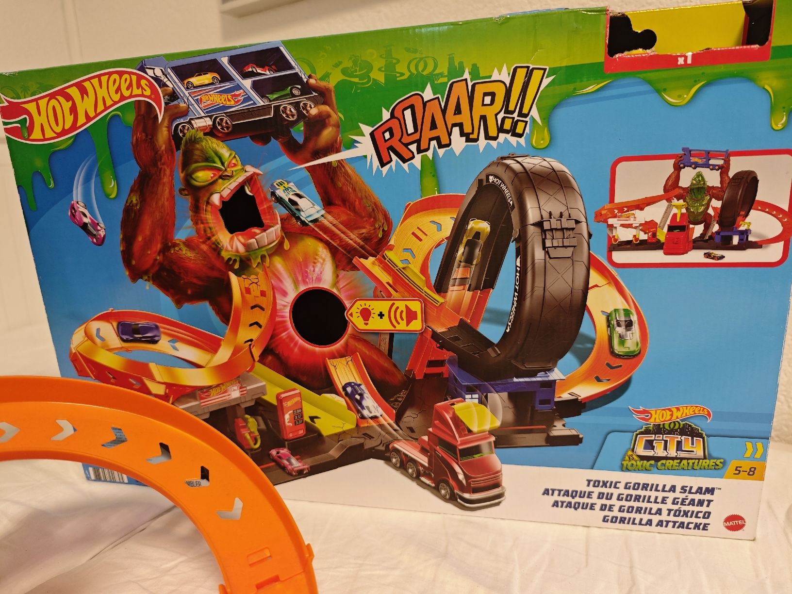 Hot Wheels Giocattoli: Hot Wheels Toxic Gorilla Slam – Usato da Volketswil venduto da MatyiGabi