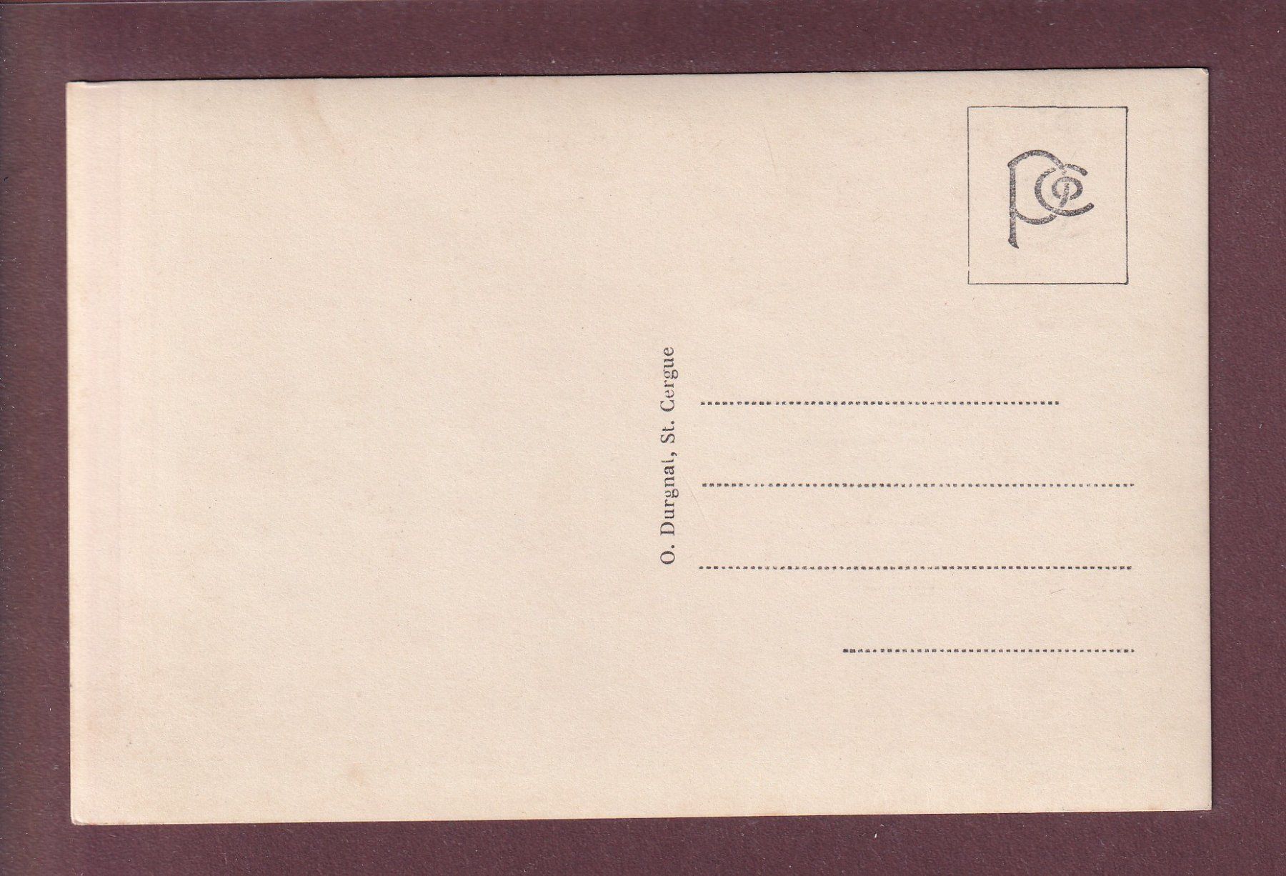 Cartoline postali: ST. CERGUE - Vue générale – Usato da Pully venduto da nicecards 1