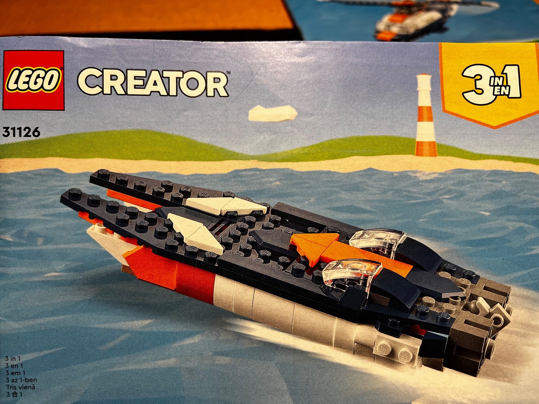 Lego Kit di costruzioni: Lego Creator 3in1 Set Flugzeug, Speedboot, Helikopter – Usato da Alterswil FR venduto da PfeffiHansen 1