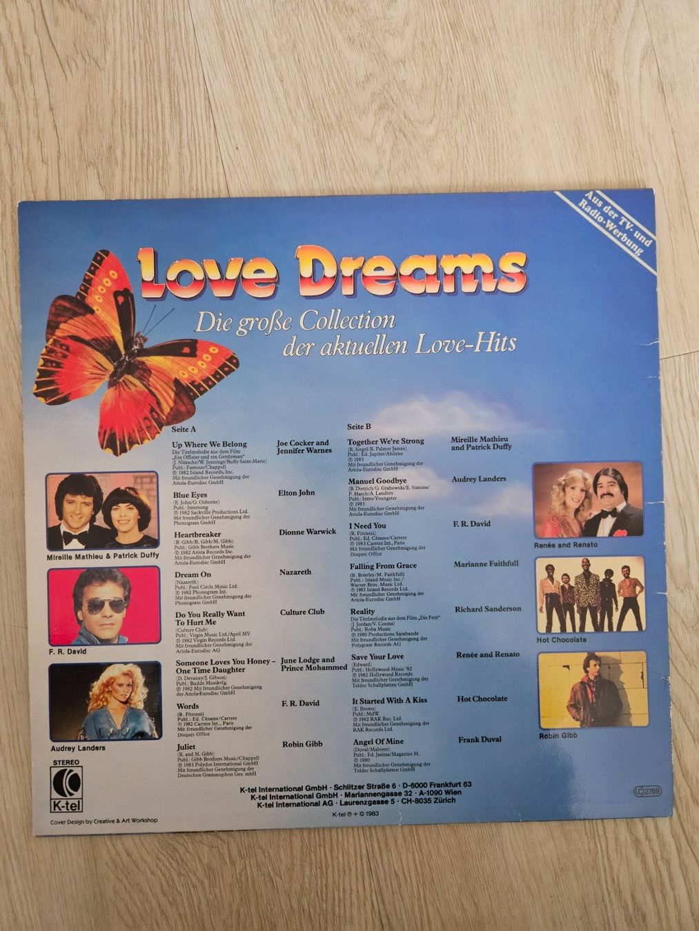 Dischi in vinile: Schallplatte Love Dreams – Usato da Wattwil venduto da Belinda98 1