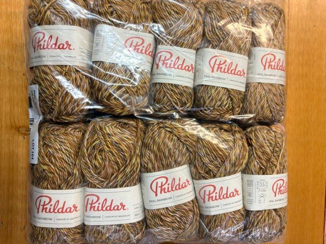 Wolle: 20 PELOTES PHIL RAINBOW DESERT – Gebraucht aus Bevaix von Kiwi077