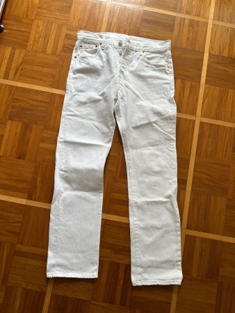 Levi's 501, weisse Jeans, Top Zustand, Grösse W30 L30