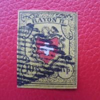 Rayon II (gelb) 16II, T.39 D-LU, sehr sauber entwertet, 250.