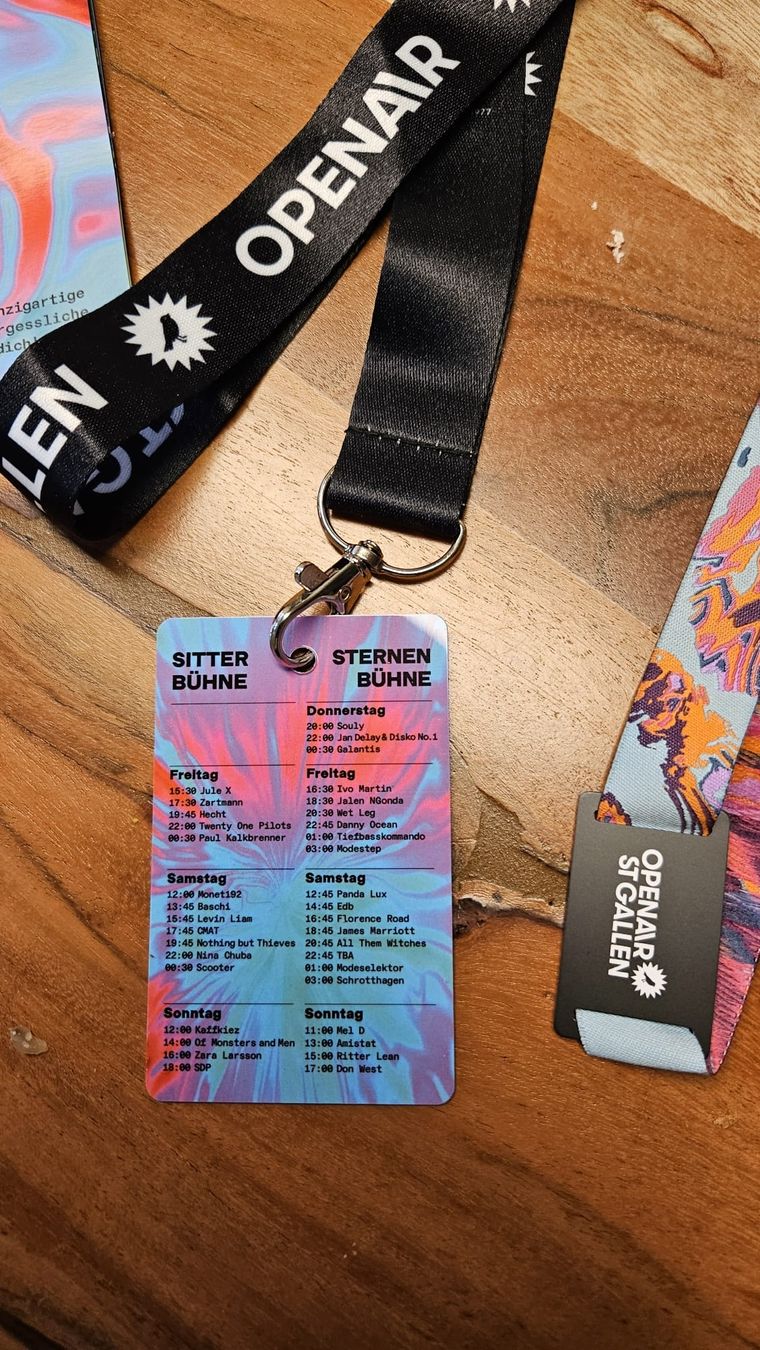 Biglietti: Openair St. Gallen 2x VIP Pässe – Nuovo e nell'imballaggio originale da Zuzwil SG venduto da Coffeeshelf 1