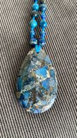 Steinkette blau