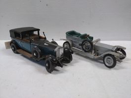 Rolls Royce Phantom + Silver Ghost Franklin Mint Diecast