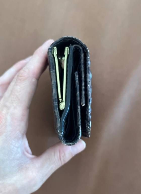 Portamonete: Faux Crocodile Leather Wallet Ted Baker London – Usato da Gandria venduto da mar_5yvs 3