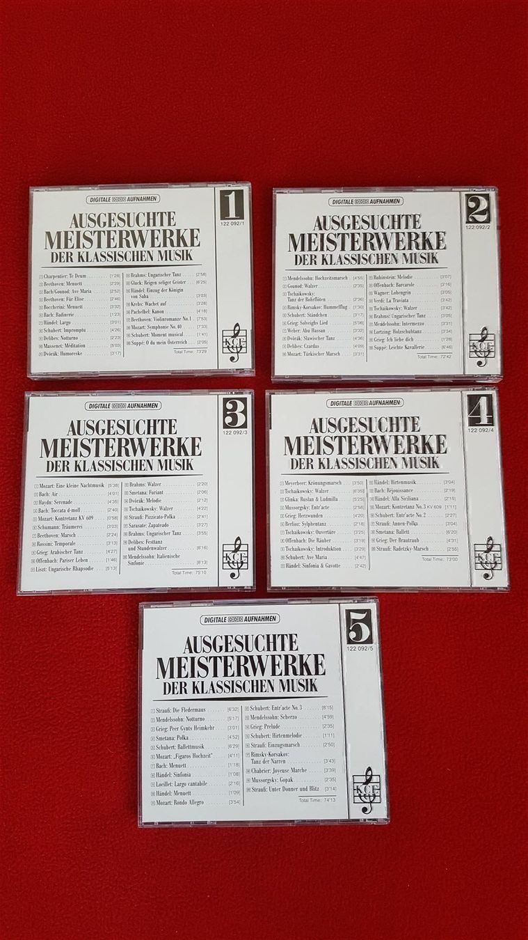 CD: Meisterwerke der klassischen Musik – Usato da Winterberg ZH venduto da Gemini63 1