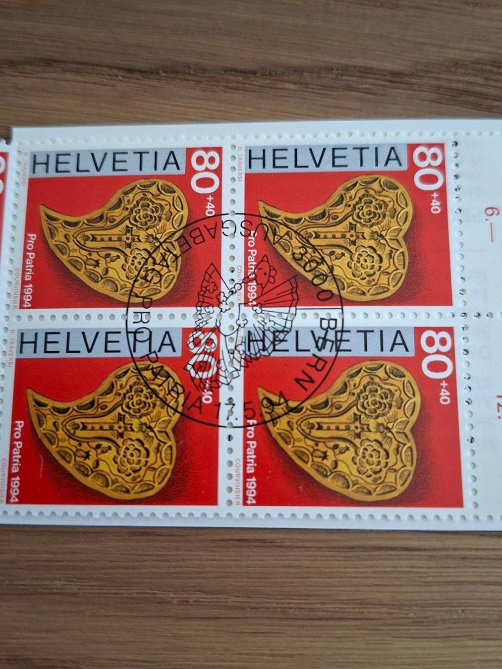 Tutti i francobolli: Markenheftchen: Pro Patria 1994 – Nuovo (secondo la descrizione) da Hinterkappelen venduto da 1399 4