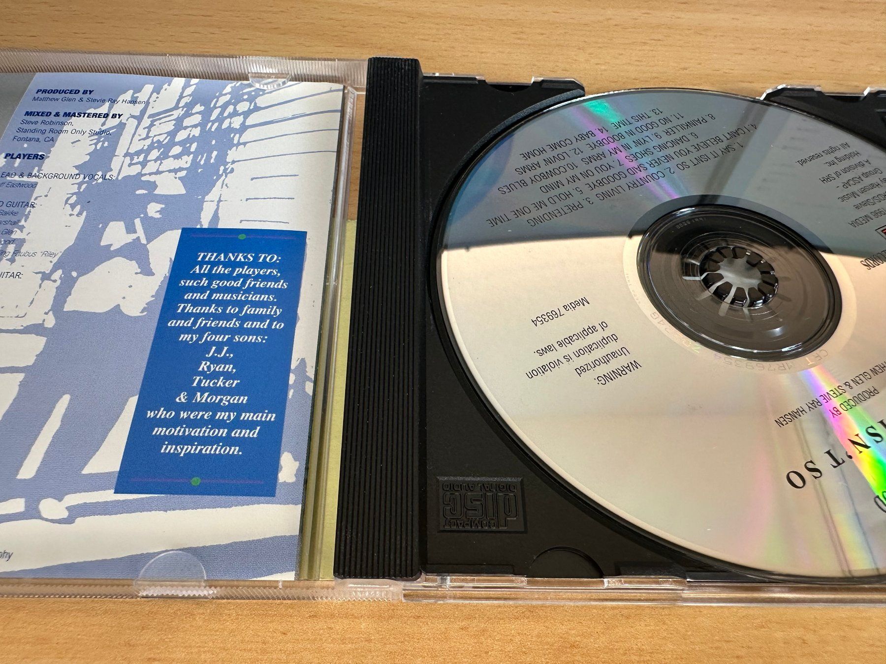 CDs: Jeff Eastwood - Say It Isn't So – Gebraucht aus Rikon im Tösstal von Alpenmutz 2
