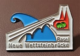 Q252 - Pin Basel Rhein Münster Neue Wettsteinbrücke 1995