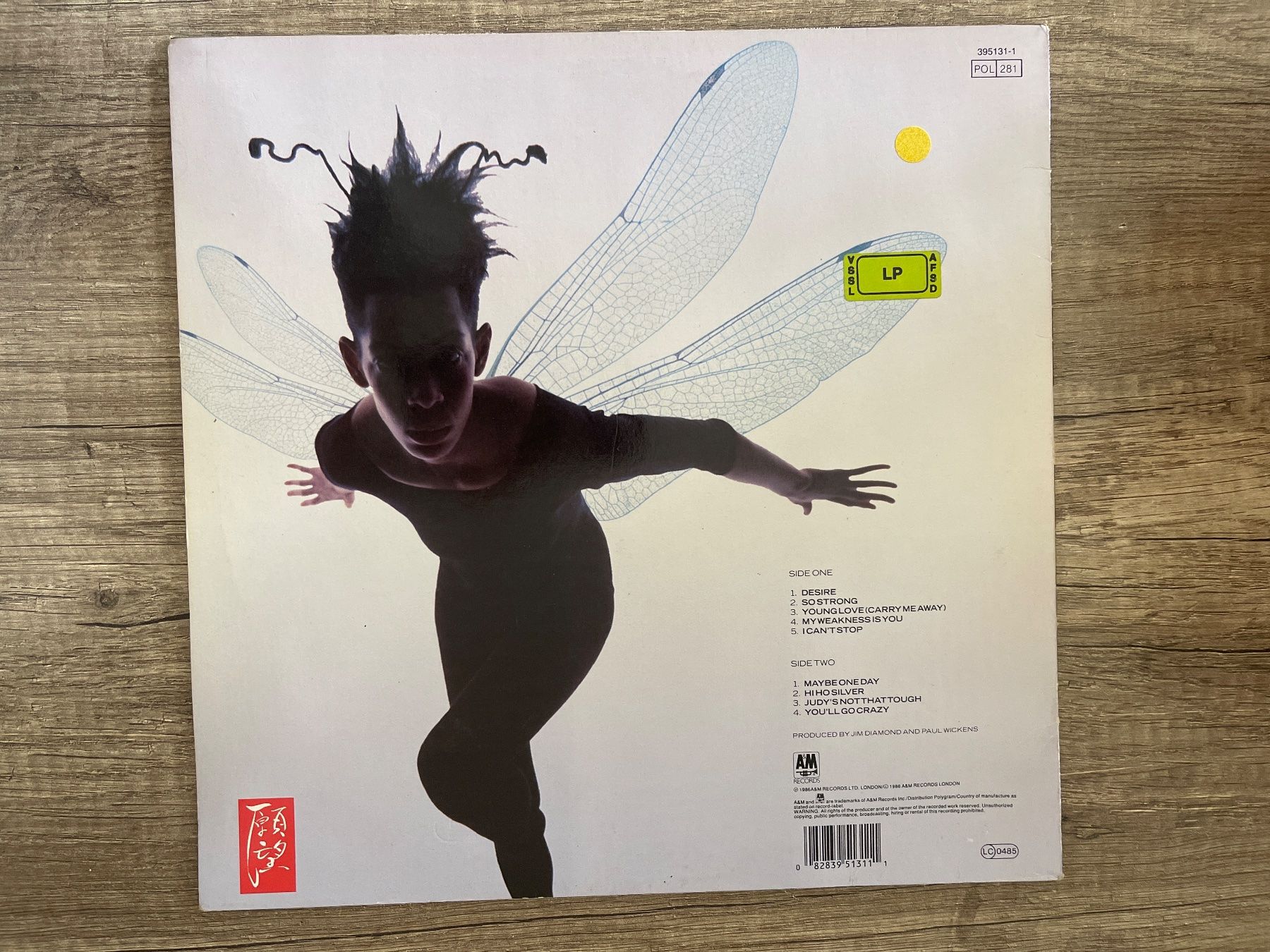 Dischi in vinile: A321/Jim Diamond - Desire For Freedom – Usato da Frutigen venduto da Philippe_jsp 1