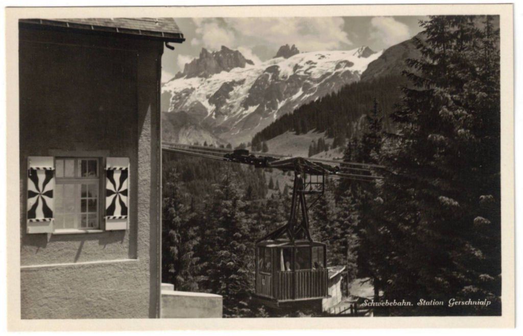 Ansichtskarten: Engelberg - Luftseilbahn Gerschnialp--Trübsee – Gebraucht aus Binningen von Mountainrider