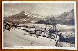 Leysin - Panorama en hivers 1907