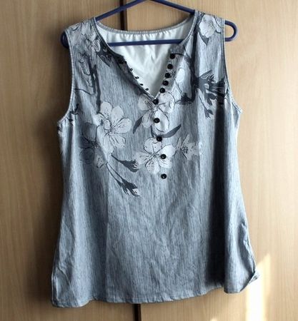 Damen T-Shirt grau