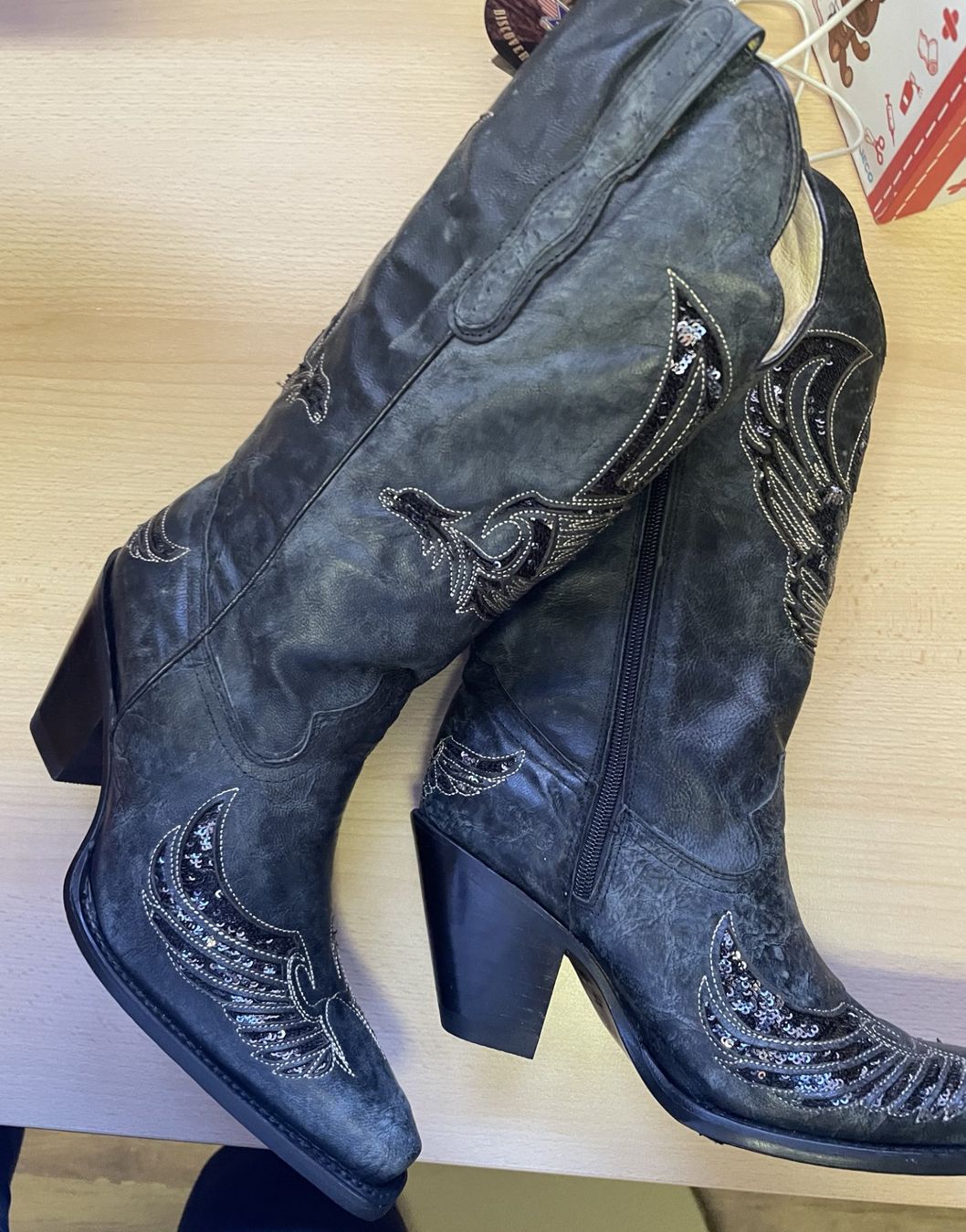 Scarpe da donna: Cowboy Stiefel, Grösse 40, neu! – Nuovo e nell'imballaggio originale da Lax venduto da grengiola