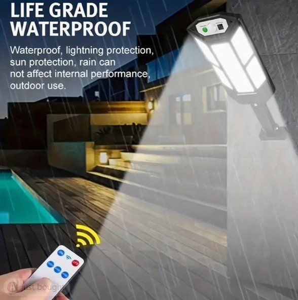 Lampen: LED-Solar-Wandleuchte mit Bewegungssensor – Neu und originalverpackt aus Bad Ragaz von ejukova 2