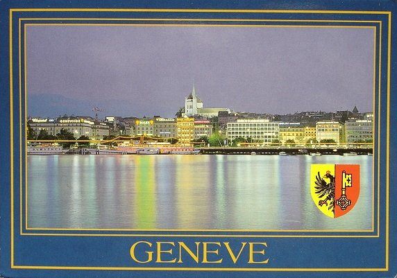 Cartes postales: GENÈVE la nuit – D'occasion à Jona par philajona