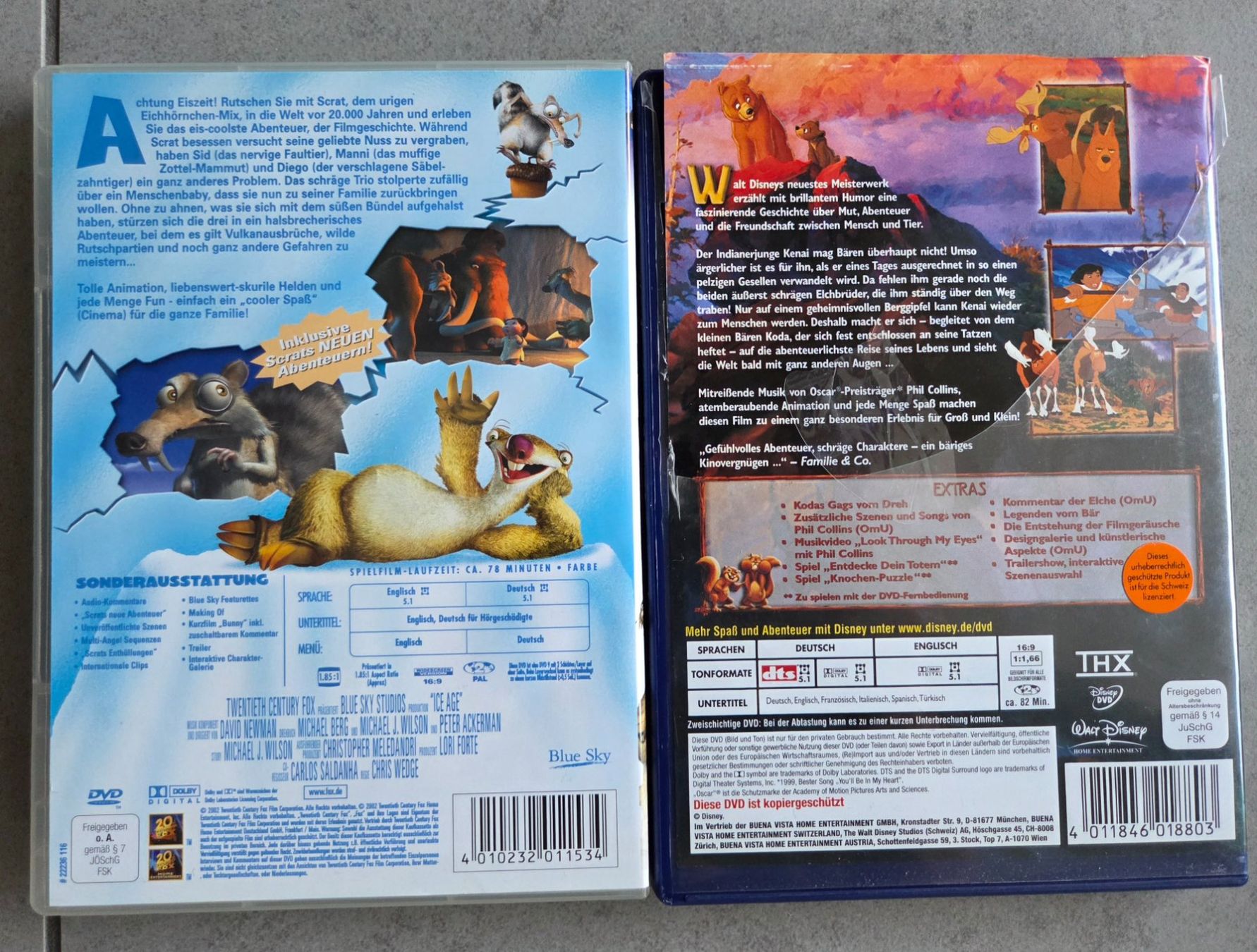Tutti i DVDs: DVDs: Ice Age & Bären Brüder – Usato da Domat/Ems venduto da rof_j2rm 1