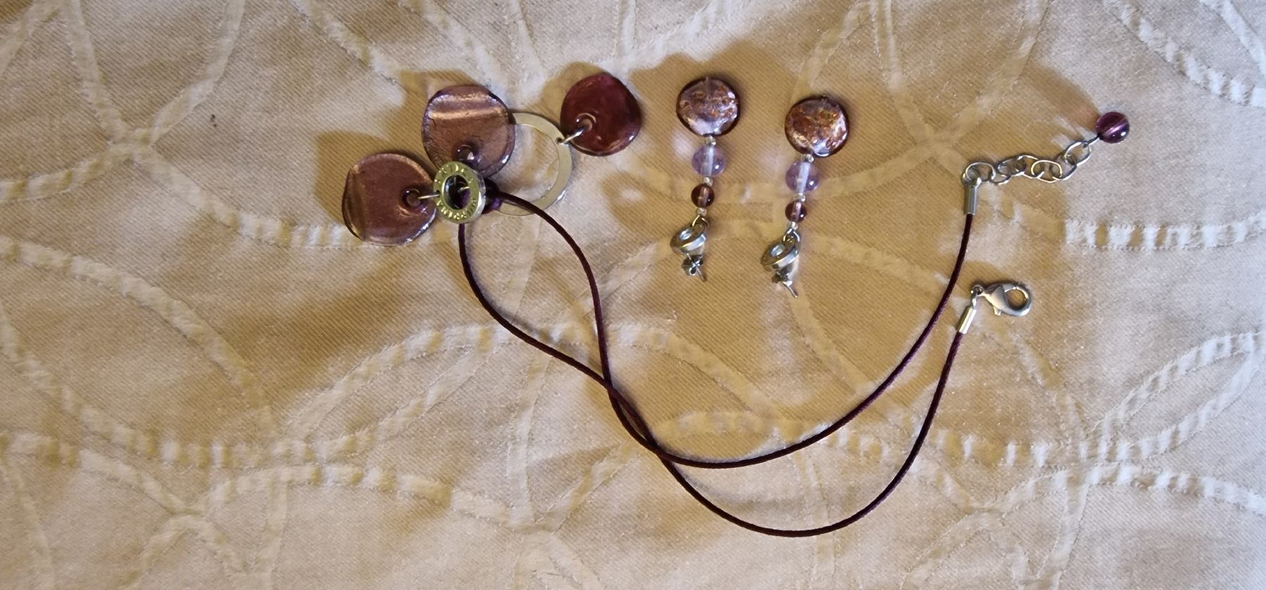 Altri gioielli: Murano Glas Schmuckset violett – Usato da Stäfa venduto da Whoopee