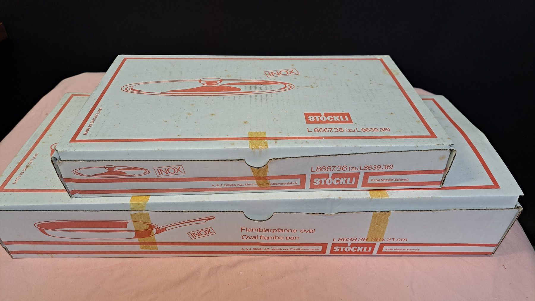 Stöckli Padelle: FLAMBIERPFANNE STÖCKLI – Nuovo e nell'imballaggio originale da Brügg BE venduto da fundus2 2