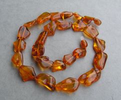 ♥ TOLLE KETTE / Baltischer  Bernstein / HONIG + COGNAC ♥
