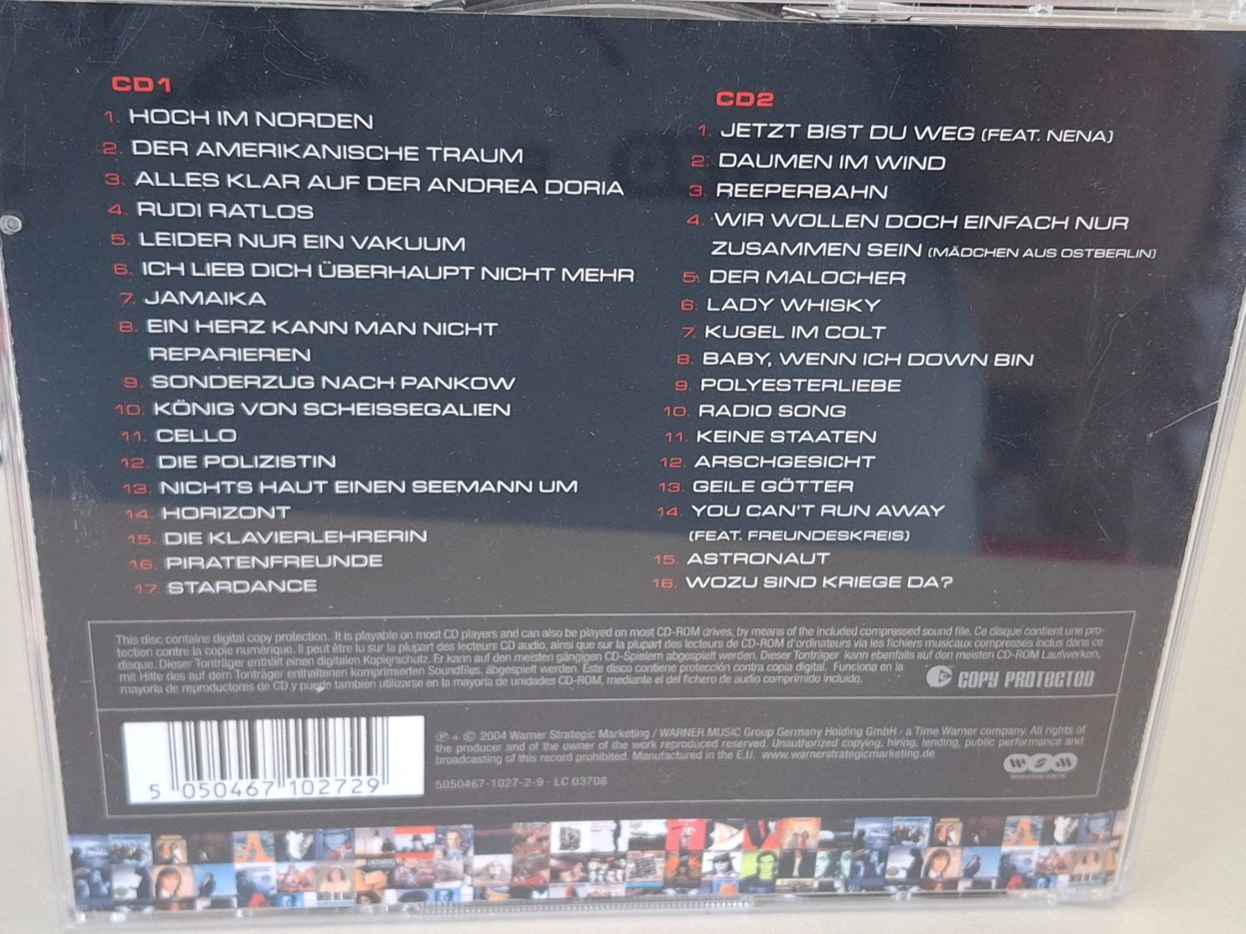 CD: 2CD Udo Lindenberg  - Kompletto  Alle Hits – Usato da Aarberg venduto da Jackup1 1