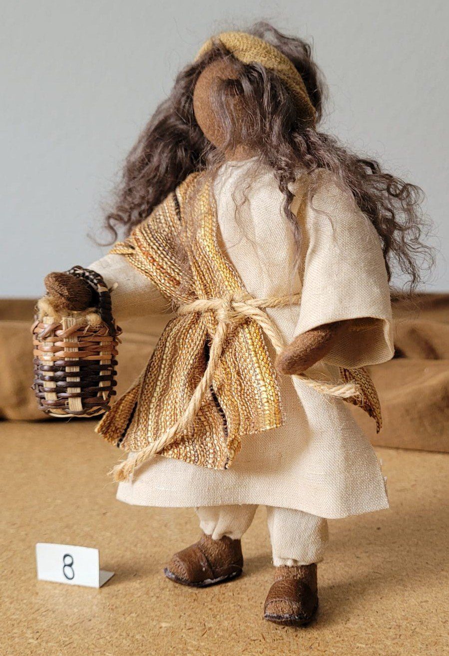 Statuette: Schwarzenberger Krippenfiguren Kind/Meitli 18cm N8 – Nuovo (secondo la descrizione) da Abtwil SG venduto da Roebi250 1