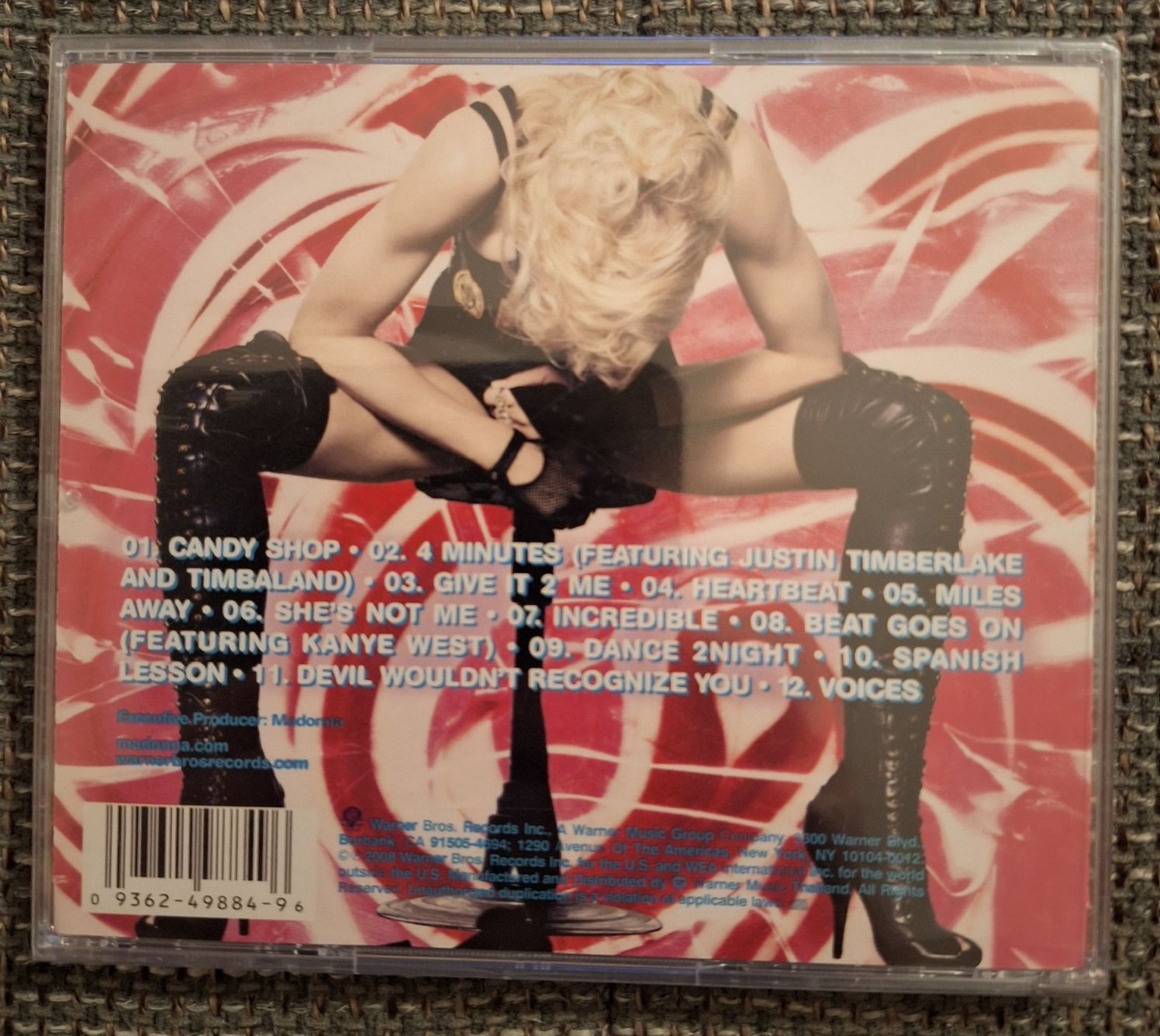 CD: Madonna Hard Candy Thailand CD – Nuovo e nell'imballaggio originale da Luzern venduto da thomarco 1