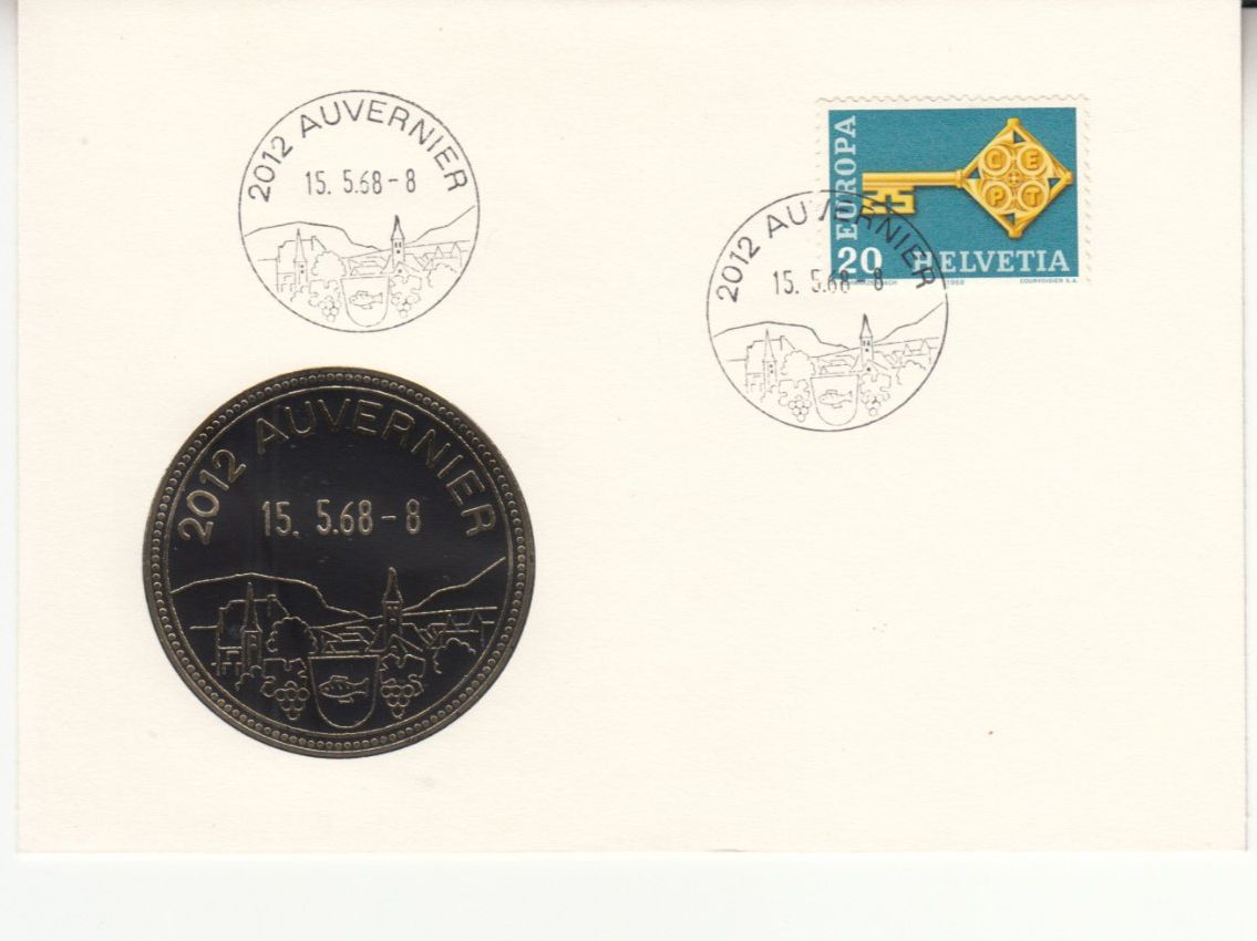 Tutti i francobolli: Werbedatumstempel K 474 Auvernier ET – Usato da Bürglen TG venduto da StampGraf