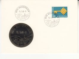 Werbedatumstempel K 474 Auvernier ET