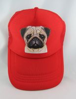 CAP - mit MOPS  Bild - Neu - das Geschenk