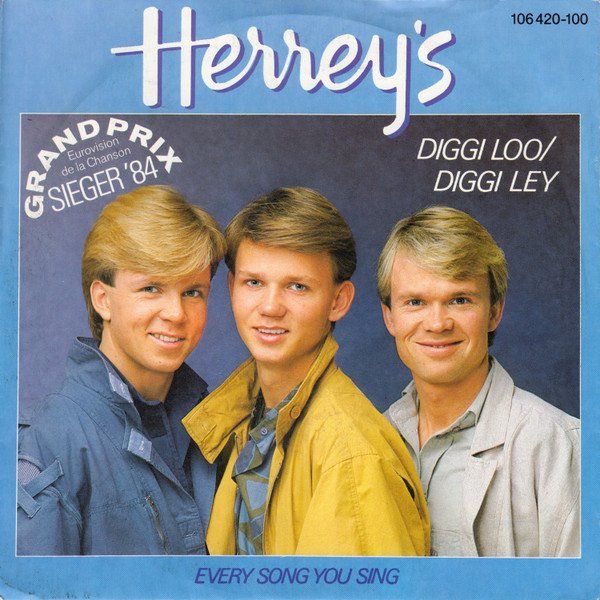 Dischi in vinile: Herrey's: Diggi Loo / Diggi Ley 7" – Usato da Steinhausen venduto da Vilivinili