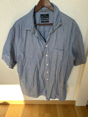 Angelo Litrico Herren Hemd XXL Slim Fit 45-46