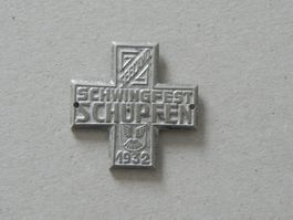 Abzeichen Seel. Schwingfest Schwingen Schüpfen Bern  BE 1932
