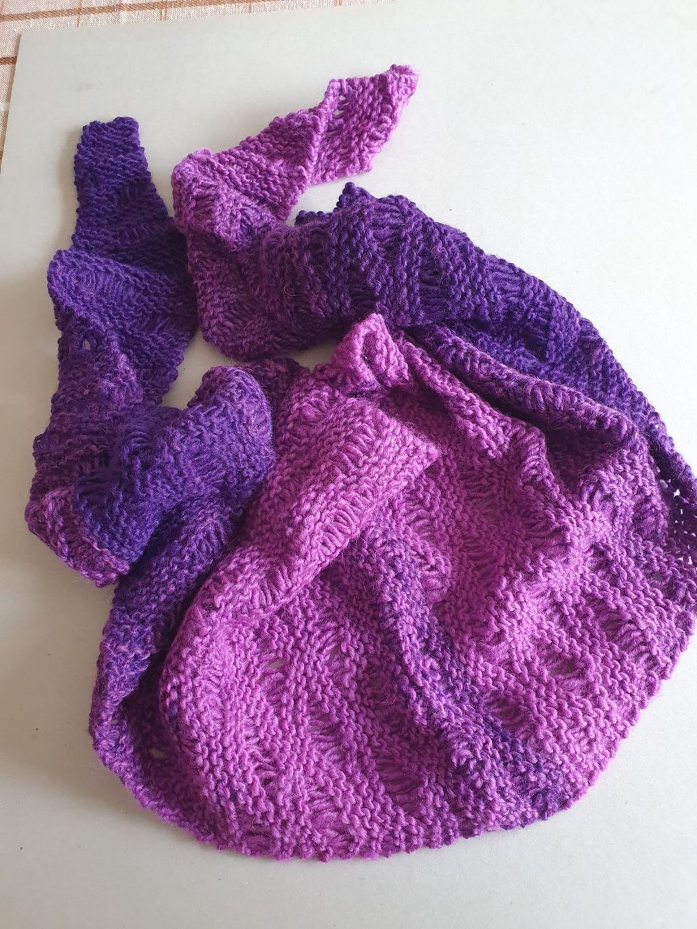 Foulard & Sciarpe: Schal und Stirnband als Set, gestrickt – Nuovo (secondo la descrizione) da Jonen venduto da h-blxgirl79 1