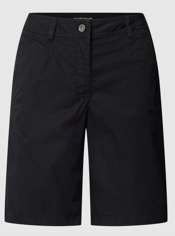 Tom Tailor Pantaloni: Tom Tailor, Chino Bermudas, schwarz, Gr. 36 – Nuovo (secondo la descrizione) da Zürich venduto da fbsm 4