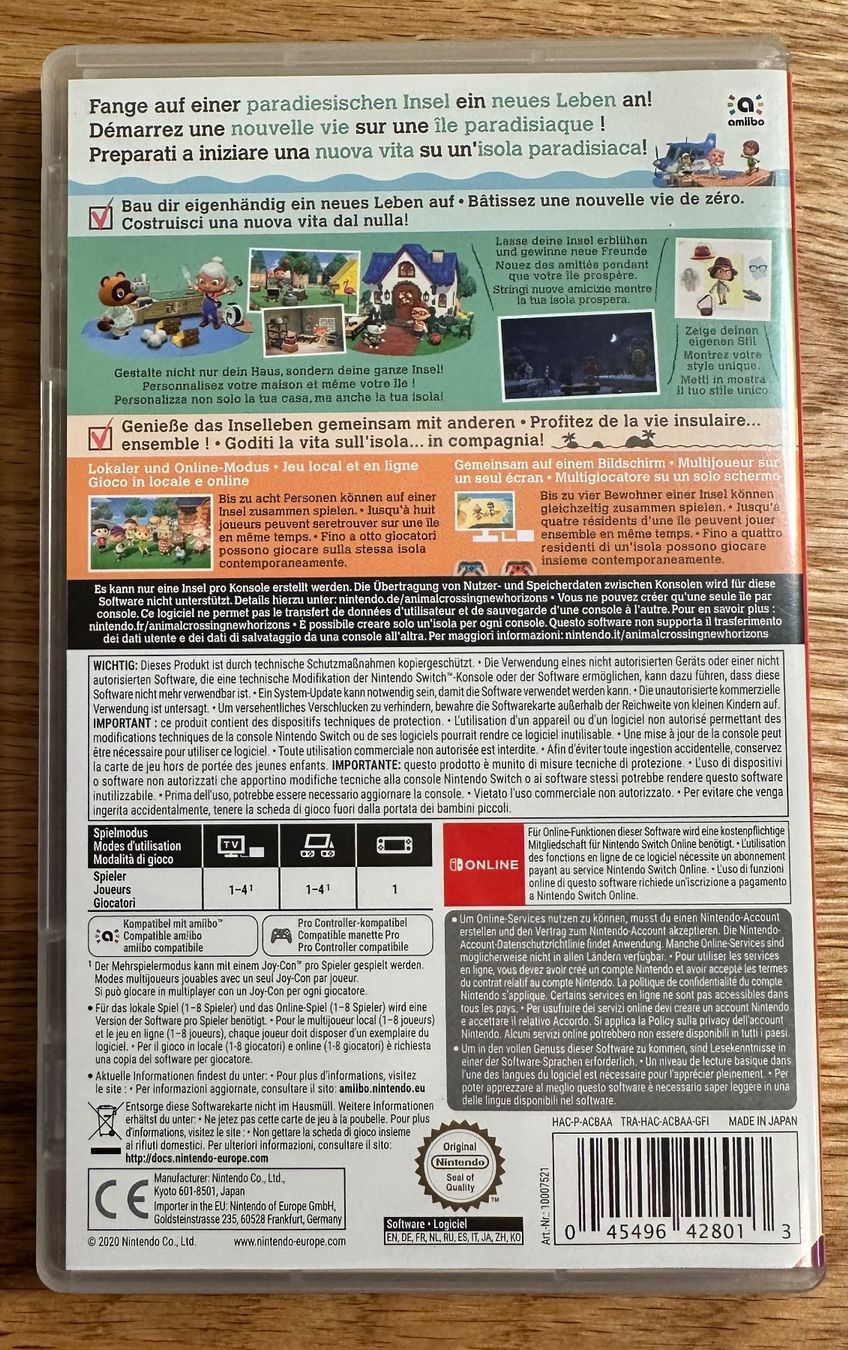 Spiele: Animal Crossing Nintendo Switch – Gebraucht aus Payerne von gil_92mn 1