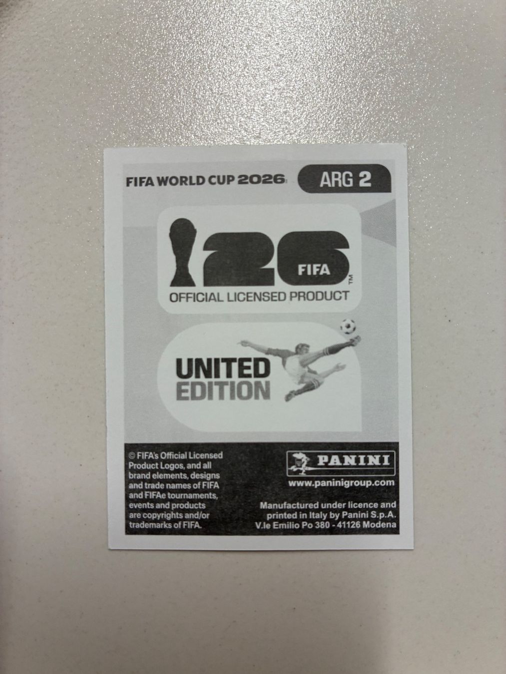 Panini Carte collezionabili: Panini WM 2026 Mexiko Sticker - Original ARG2 – Nuovo (secondo la descrizione) da Basel venduto da yac_h5js 1