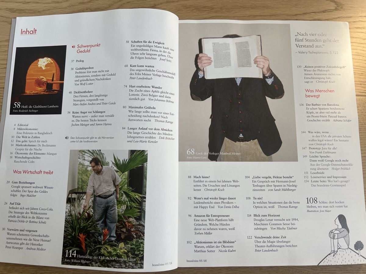 Zeitschriften & Magazine: 4 x Brand eins Magazine 2017-2018 – Gebraucht aus Oensingen von SchickeDame 1
