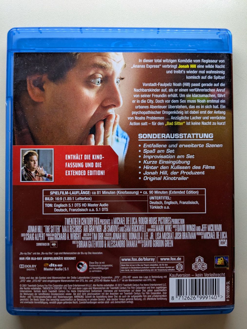 Tutti i DVDs: "Bad Sitter - Extended Version" mit Jonah Hill [Blu-ray] – Usato da Port venduto da gecotom 1
