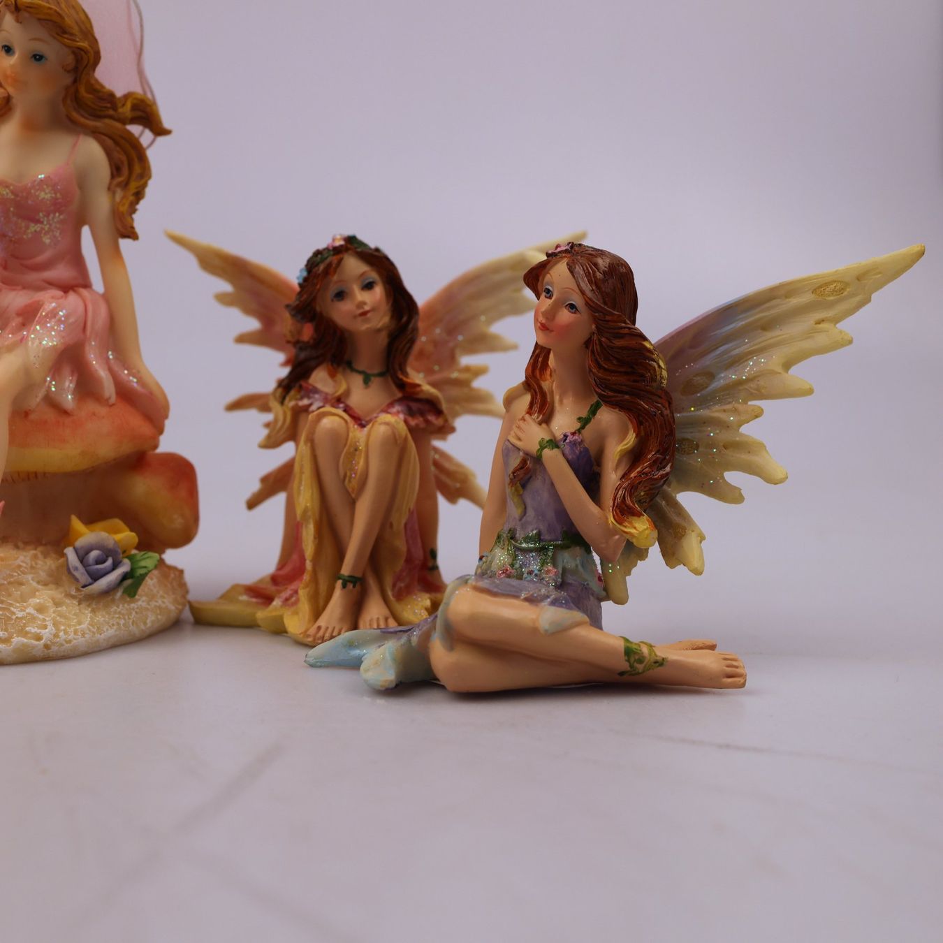 Statuette: Fantasie Feen Figuren mit Glitzer – Usato da Volketswil venduto da brockipfannenstil 5