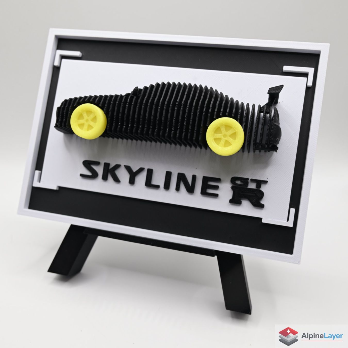 Statuette: Layered Skyline R34 3D Printed Sculpture White Wheels – Nuovo (secondo la descrizione) da Losone venduto da AlpineLayer 6