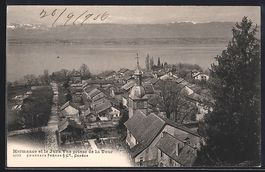 AK Hermance, Vue prise de la Tour, 1906