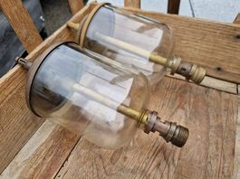 Sehr grosse Messing Tropföler für Oldtimer Motor / Dampf