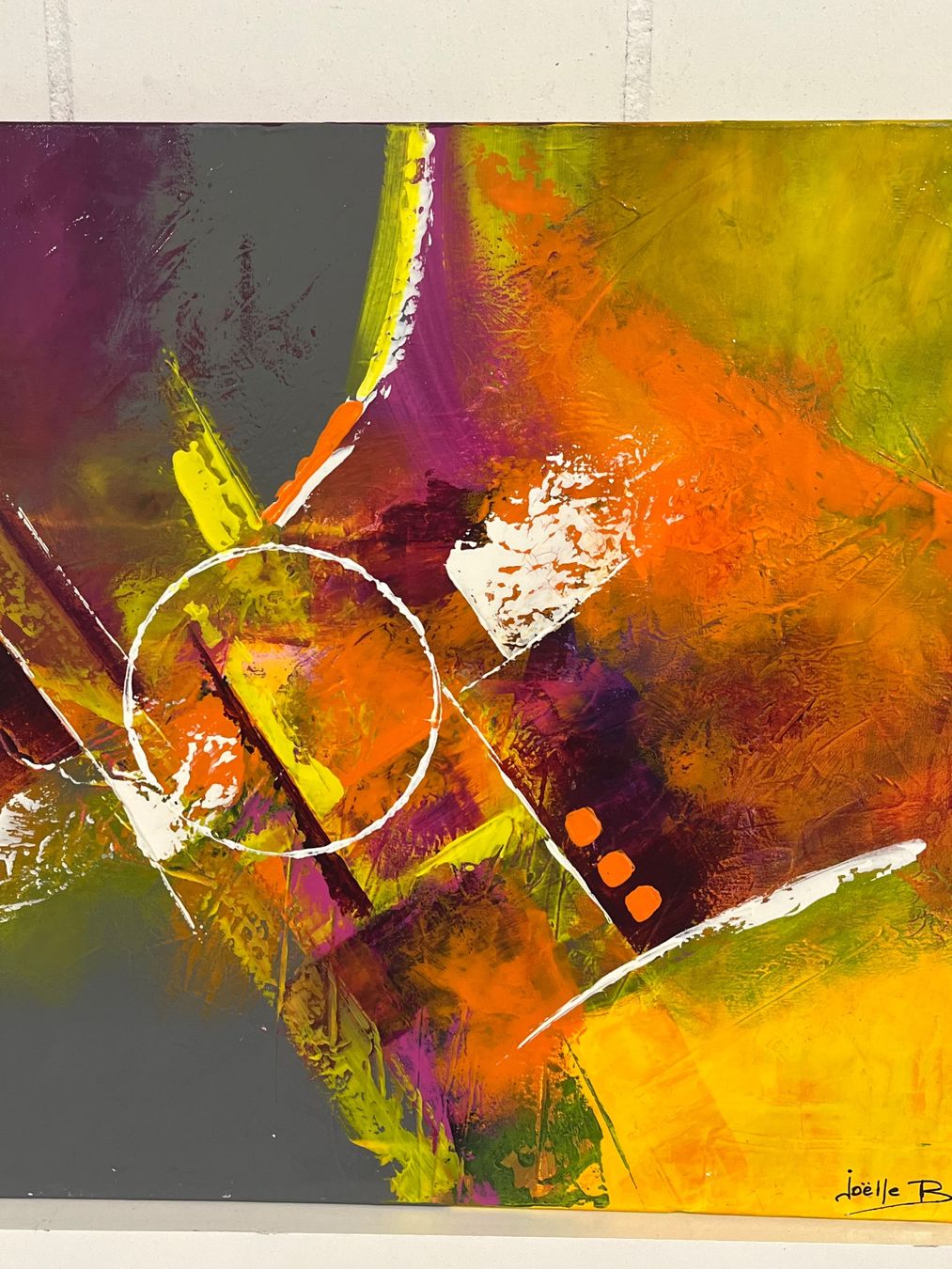 Dipinti: Joëlle B.  Original Gemälde – Usato da Basel venduto da PAUL_ART 1