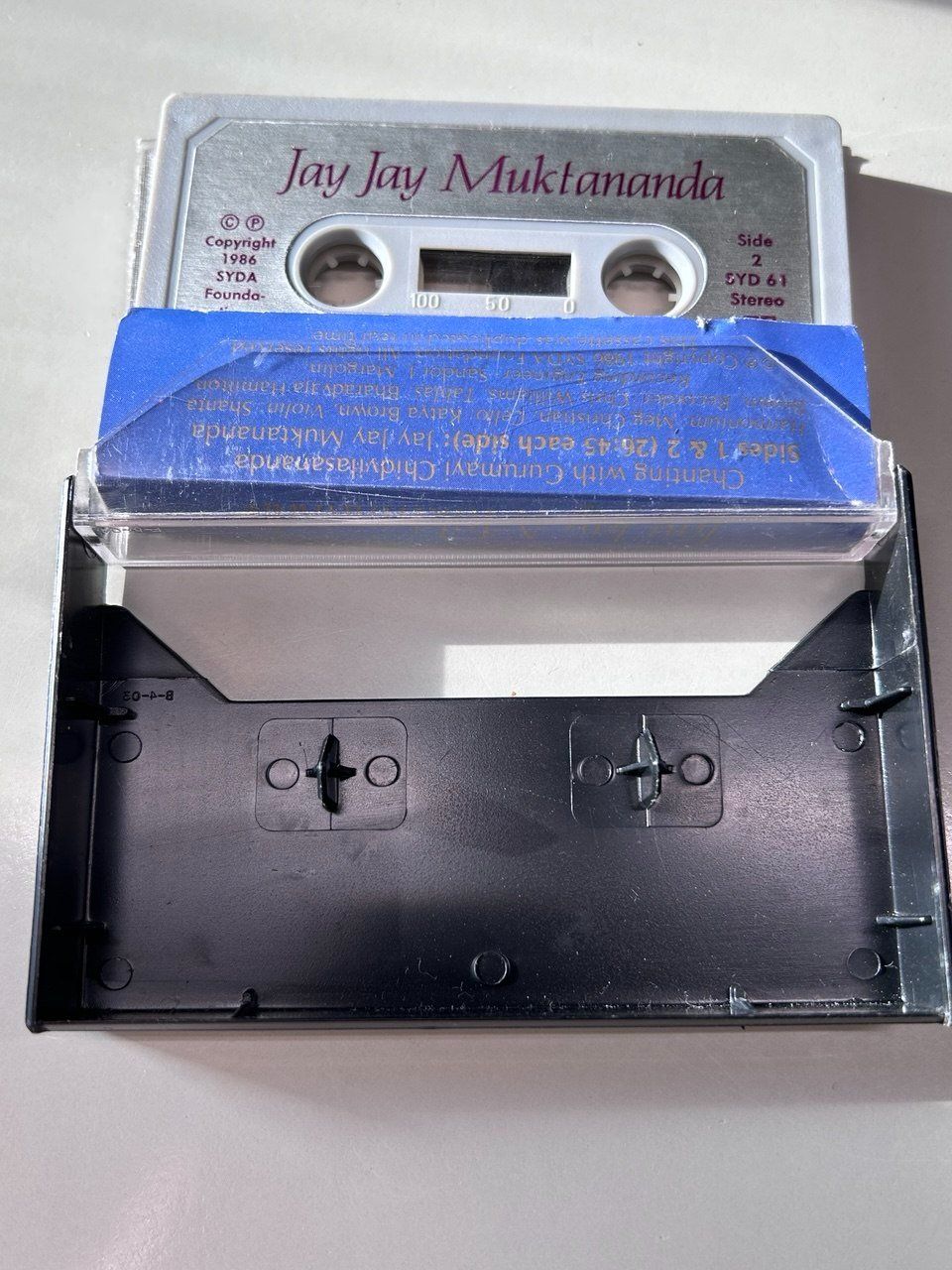 Musicassette: "Jay Jay Muktananda" (codice SYD 61) – Usato da Giubiasco venduto da LorisVale 2