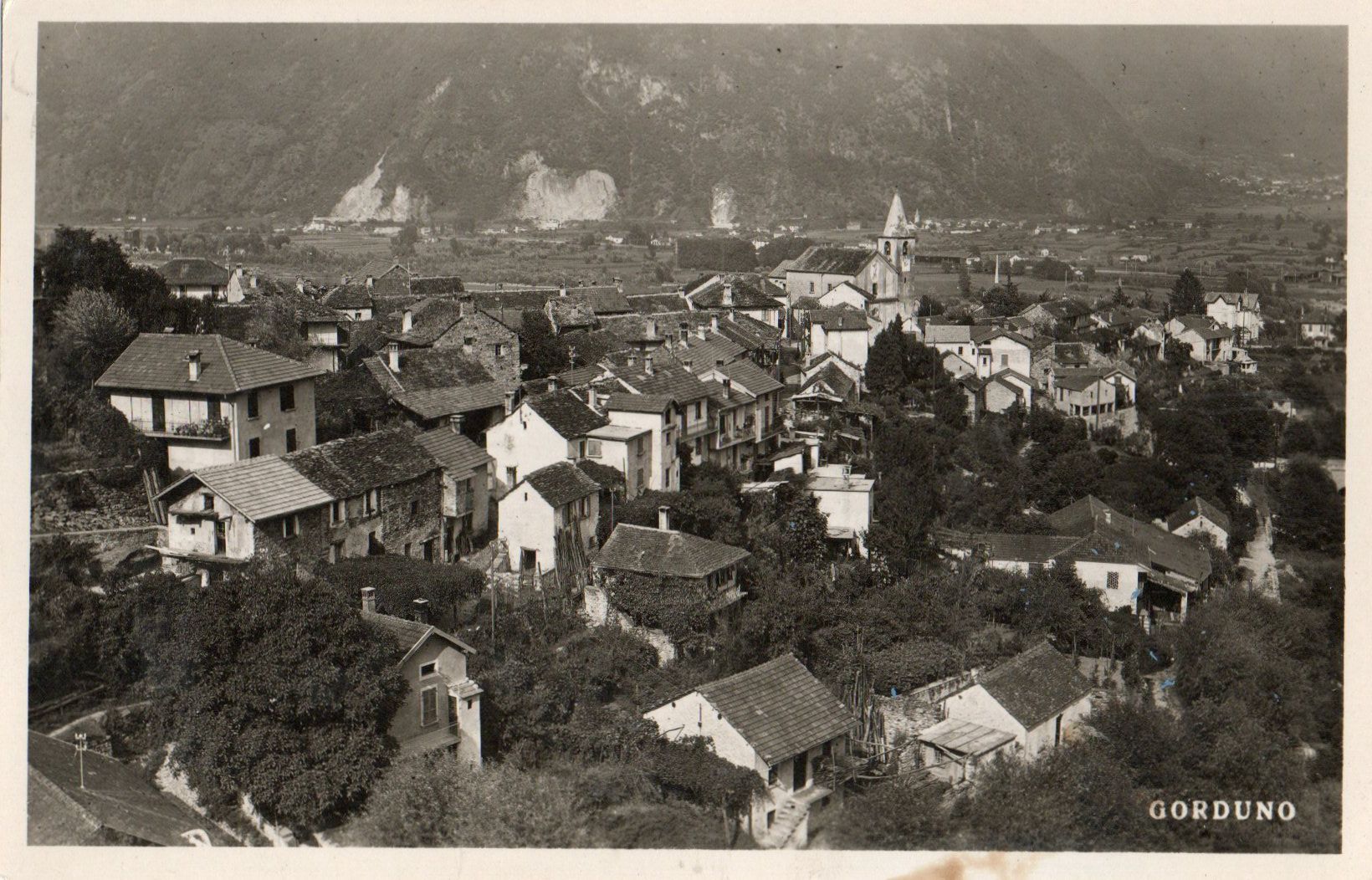 Cartoline postali: Gorduno – Usato da Melano venduto da pisonsdro