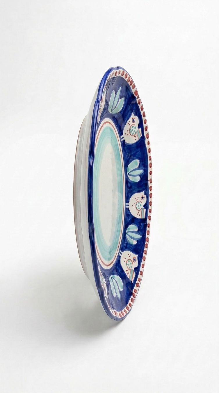 Piatti: Keramik Servierplatte oval handbemalt Italien – Nuovo (secondo la descrizione) da Silvaplana venduto da pic.ceramics 3