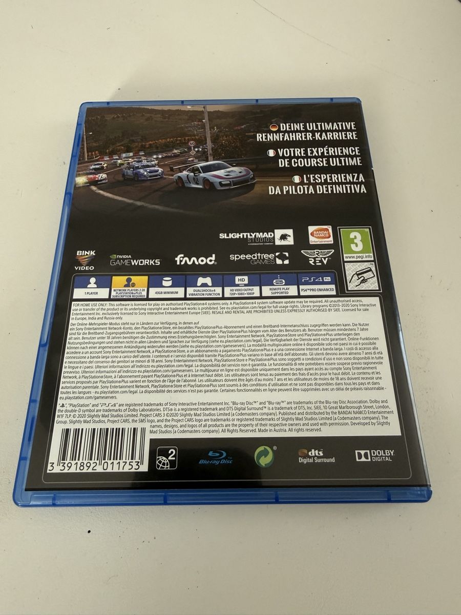 Giochi: Project Cars 3 Ps4 – Usato da Buchs ZH venduto da Hitsch1402 1